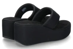 Damen Fitflop Keilpantolette TOE-POST SANDALS- all black/schwarz