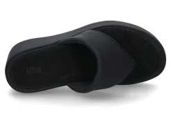 Damen Fitflop Keilpantolette TOE-POST SANDALS- all black/schwarz