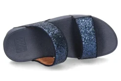 Damen Fitflop Pantolette LULU GLITTER SLIDES midnight navy
