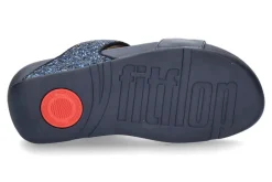Damen Fitflop Pantolette LULU GLITTER SLIDES midnight navy