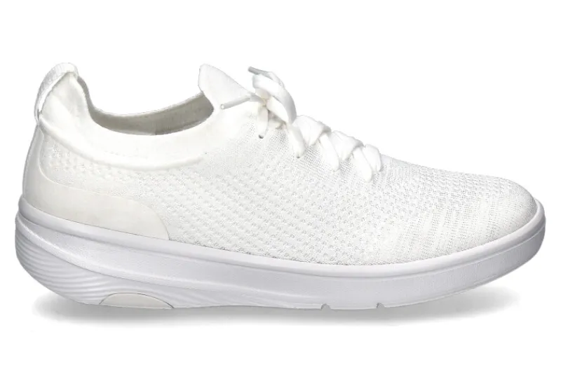 Damen Fitflop Sneaker SUPER-Q KNIT SLIP-ON LACED- urban white/weiss