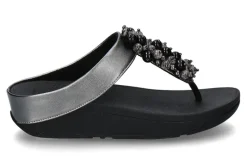 Damen Fitflop Zehentrenner FINO BAUBLE-BEAD PEWTER- black/schwarz