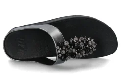 Damen Fitflop Zehentrenner FINO BAUBLE-BEAD PEWTER- black/schwarz
