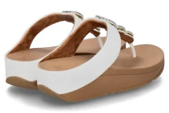 Damen Fitflop Zehentrenner HX2 FINO CRYSTAL-CHAIN LEATHER TOE-POST- urban wihte/weiss