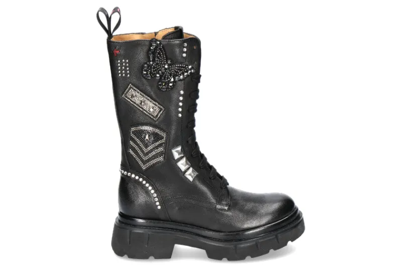 Damen Gio+ Combat- Boot CORA 02Z COMBI- schwarz