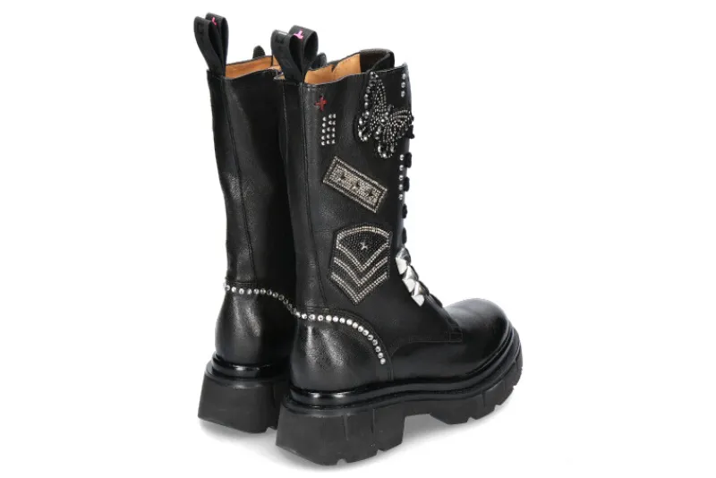 Damen Gio+ Combat- Boot CORA 02Z COMBI- schwarz