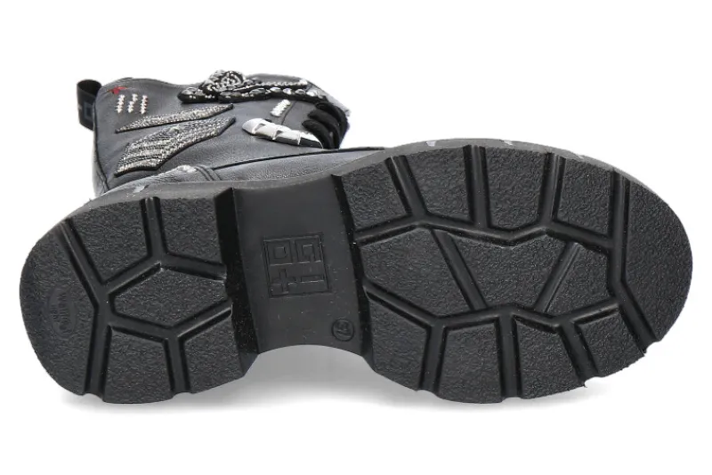 Damen Gio+ Combat- Boot CORA 02Z COMBI- schwarz