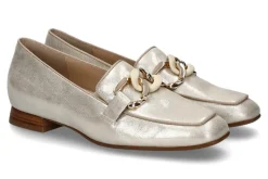 Damen Hassia Loafer NAPOLI H-WEITE GLOSS- platin