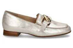 Damen Hassia Loafer NAPOLI H-WEITE GLOSS- platin