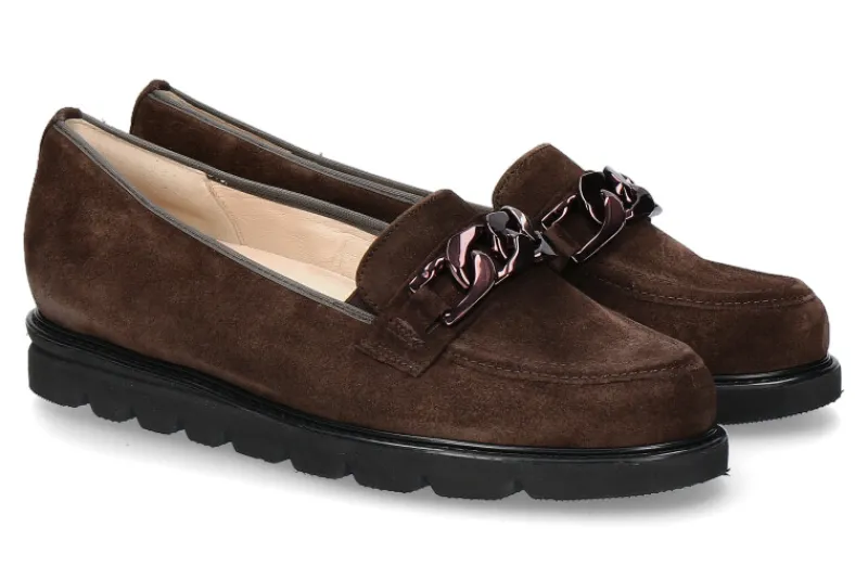 Damen Hassia Loafer PISA G-WEITE- dunkelbraun