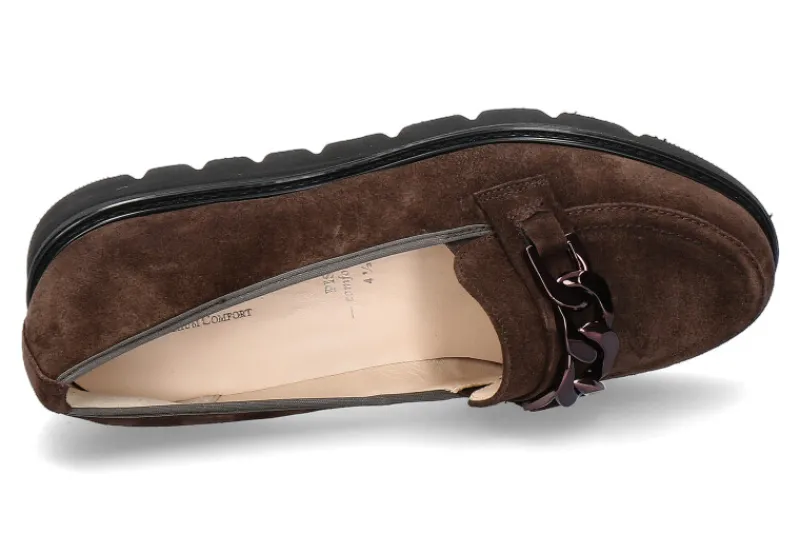 Damen Hassia Loafer PISA G-WEITE- dunkelbraun