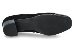 Damen Hassia Pumps EVELYN SAMTKID LEDER- schwarz