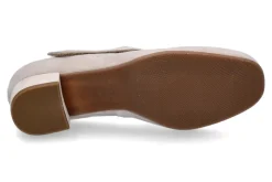 Damen Hassia Riemenpumps CORDOBA SAMTKID LEDER- porzella