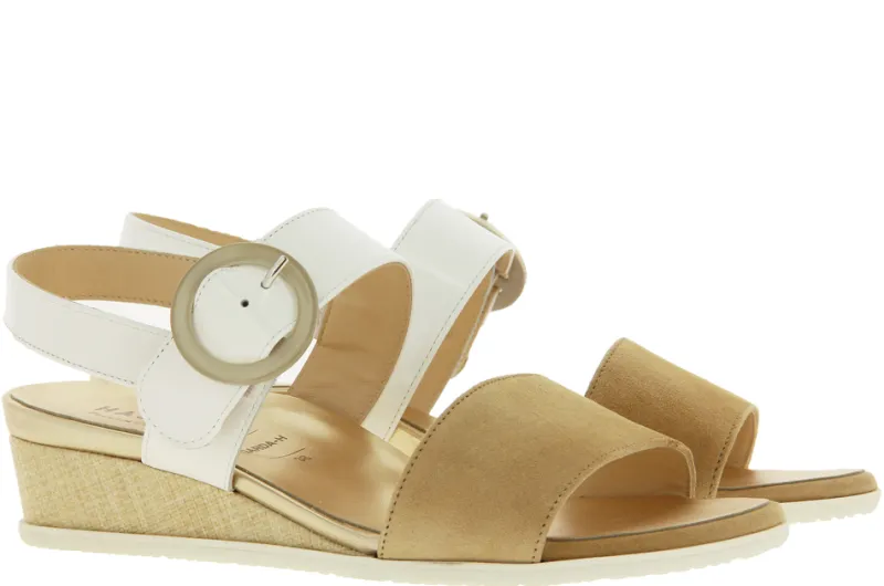 Damen Hassia Sandale GARDA H VARIO DORELACK WHITE CREAM