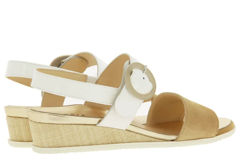Damen Hassia Sandale GARDA H VARIO DORELACK WHITE CREAM