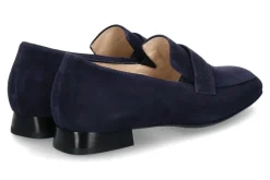 Damen Hassia Slipper NAPOLI H-WEITE samtziege blau