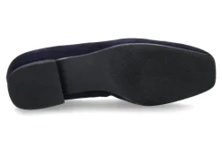 Damen Hassia Slipper NAPOLI H-WEITE samtziege blau