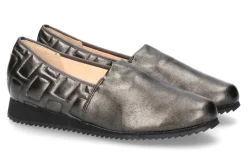 Damen Hassia Slipper PIACENZA G-WEITE PEARLSTRETCH SYNTHETIK DARKBROW