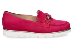 Damen Hassia Slipper PISA WEITE G SAMTZIEGE- pink