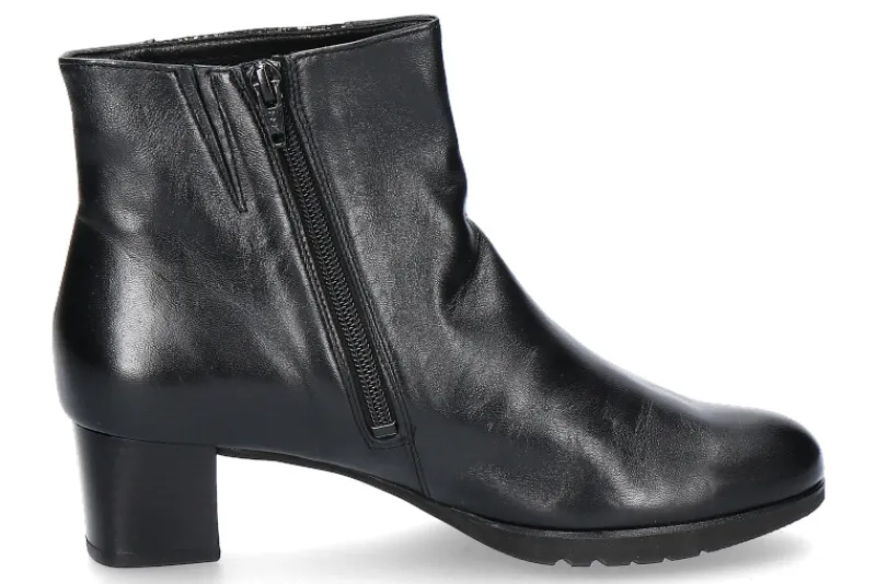 Damen Hassia Stiefelette SEVILLA WEITE-G NAPPALUX BLACK ANTRACIT (42½)