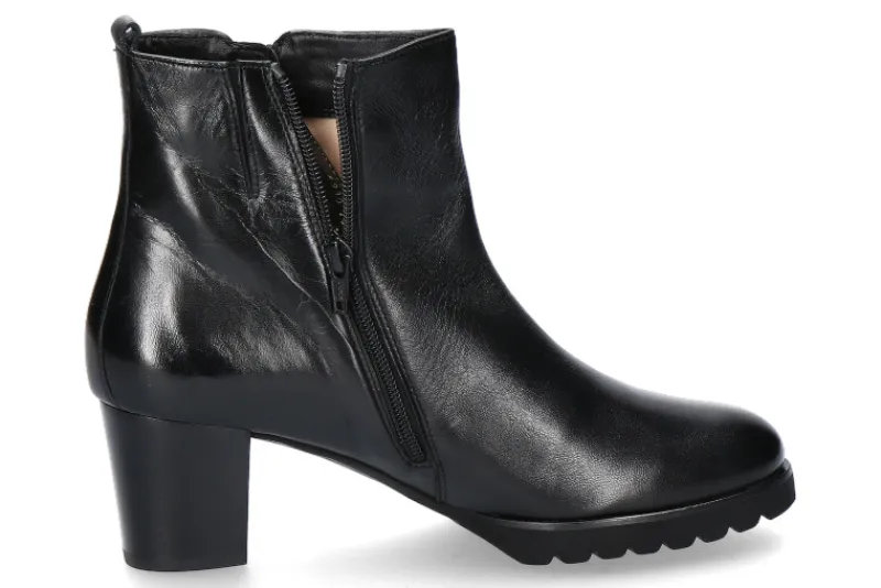Damen Hassia Stiefelette TURIN WEITE-H LEDER SCHWARZ (40)