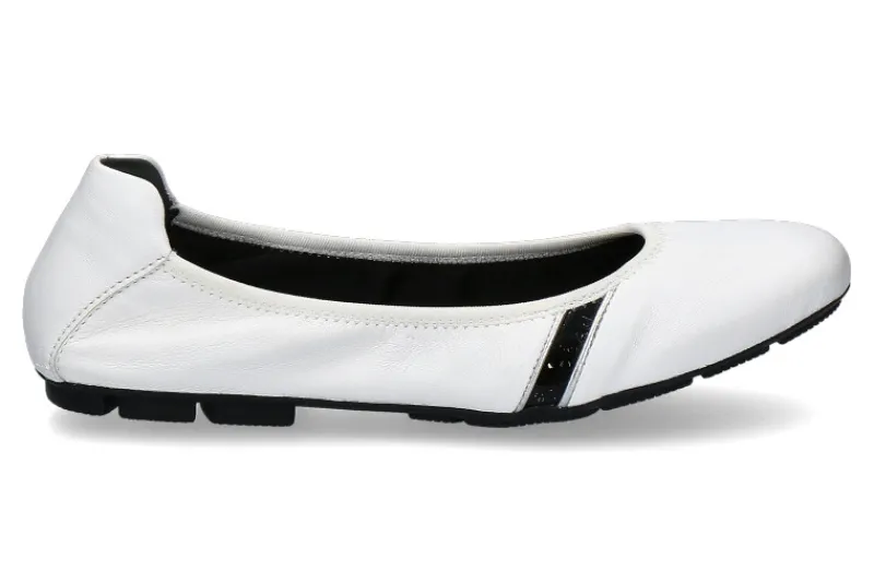 Damen Hogan Ballerina NAPPA ARGENTO BIANCO (42)