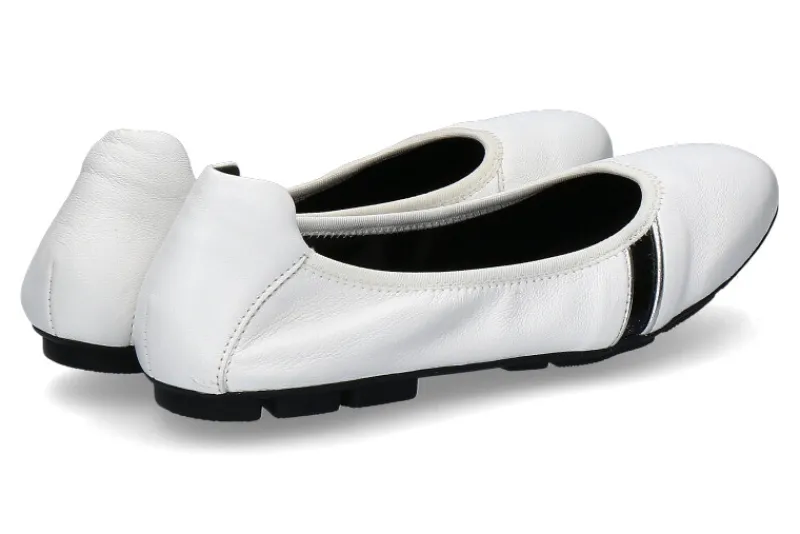 Damen Hogan Ballerina NAPPA ARGENTO BIANCO (42)