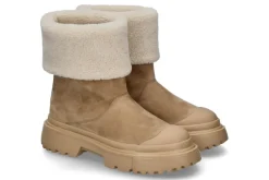 Damen Hogan Boots gefüttert H619 CREMA BISCOTTO