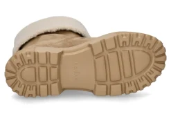 Damen Hogan Boots gefüttert H619 CREMA BISCOTTO