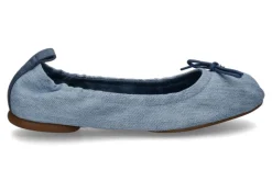 Damen Hogan Damen- Ballerina TESSUTO ACCESSORIO- jeansblau