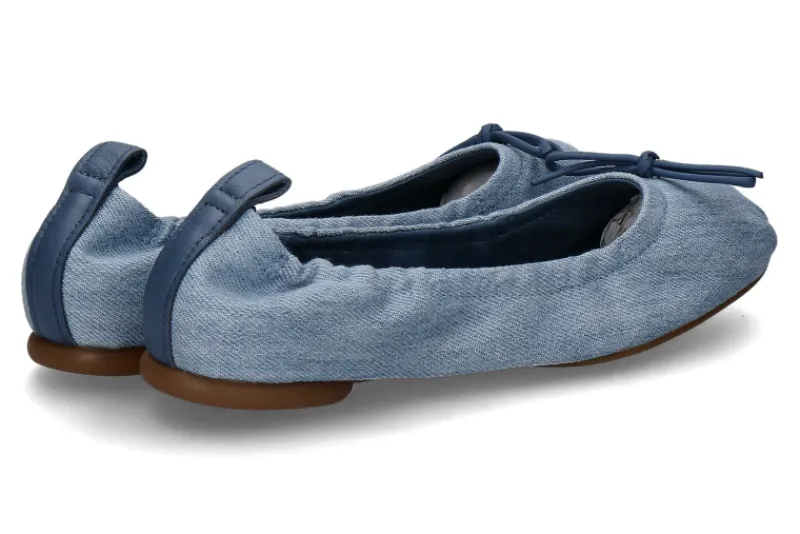 Damen Hogan Damen- Ballerina TESSUTO ACCESSORIO- jeansblau