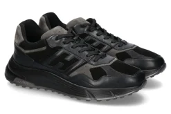 Herren Hogan Herren- Sneaker HYPERLIGHT ALLACCIATO LEATHER- schwarz