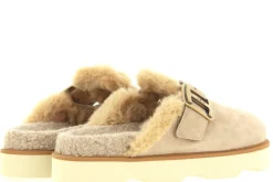 Damen Hogan Pantolette gefüttert SABOT PELO BEIGE