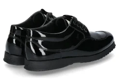 Damen Hogan Schnürer TRADITIONAL ALLACCIATO BASSO NERO (38½)