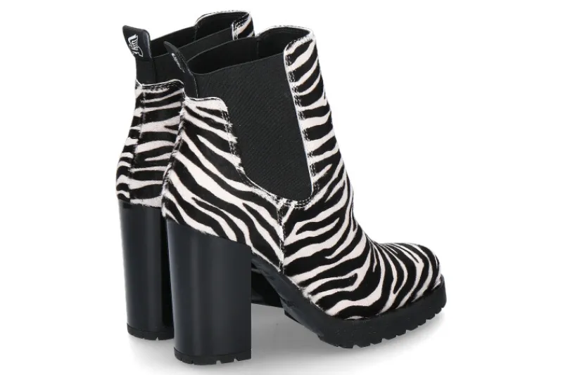 Damen Hogan Stiefelette BIANCO NERO (37 )