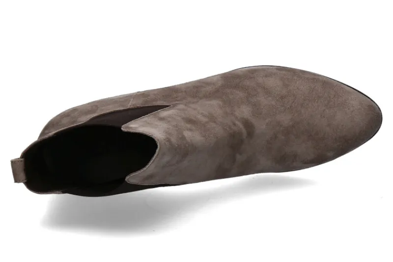 Damen Hogan Stiefelette BOOTIE CAMOSCIO STONE (39)