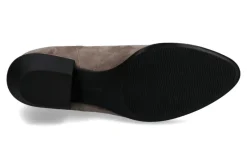 Damen Hogan Stiefelette BOOTIE CAMOSCIO STONE (39)