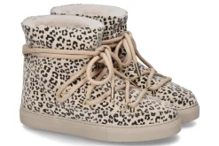 Damen Inuikii Boots gefüttert CLASSIC LEO -beige