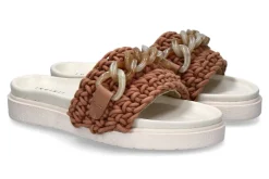 Damen Inuikii Pantolette WOVEN CHAIN CARAMEL