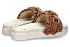 Damen Inuikii Pantolette WOVEN CHAIN CARAMEL