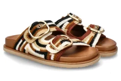 Damen Inuovo Pantolette 396024 COCONUT- multi
