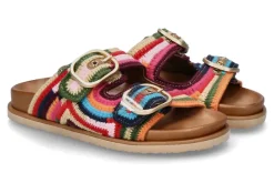 Damen Inuovo Pantolette 396024 COLORFUL- multicolor