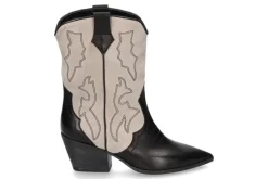 Damen Kennel und Schmenger Kennel & Schmenger Cowboy Boots DALLAS CALF SUEDE- schwarz/ sabbia
