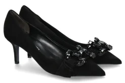 Damen Kennel und Schmenger Kennel & Schmenger Pumps ROME SAMTZIEGE LEDER SCHWARZ