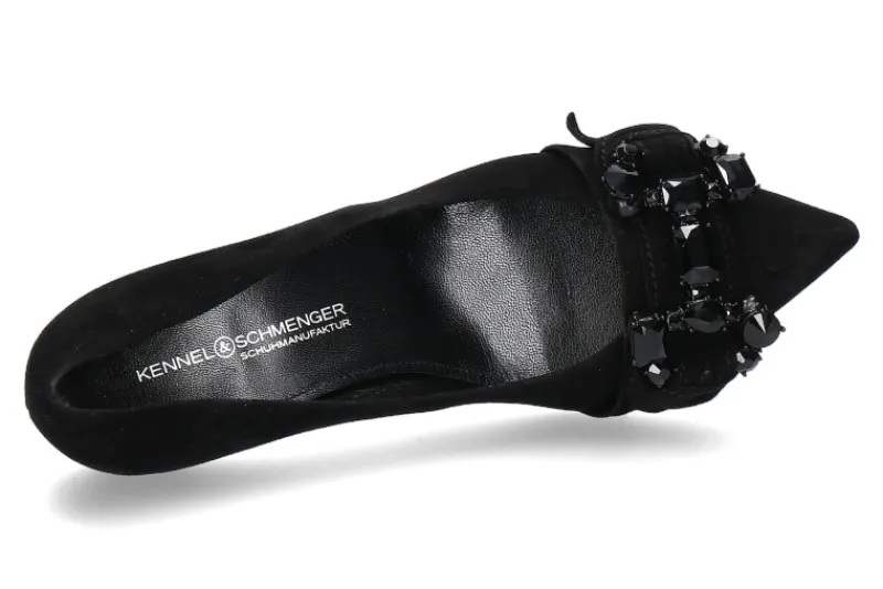 Damen Kennel und Schmenger Kennel & Schmenger Pumps ROME SAMTZIEGE LEDER SCHWARZ
