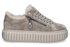 Damen Kennel und Schmenger Kennel & Schmenger Sneaker gefüttert ZAP SUEDE/LAMMFELL- elefant/nature