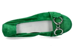 Damen Kennel und Schmenger Ballerina MALU SAMTZIEGE LEAF SILVER