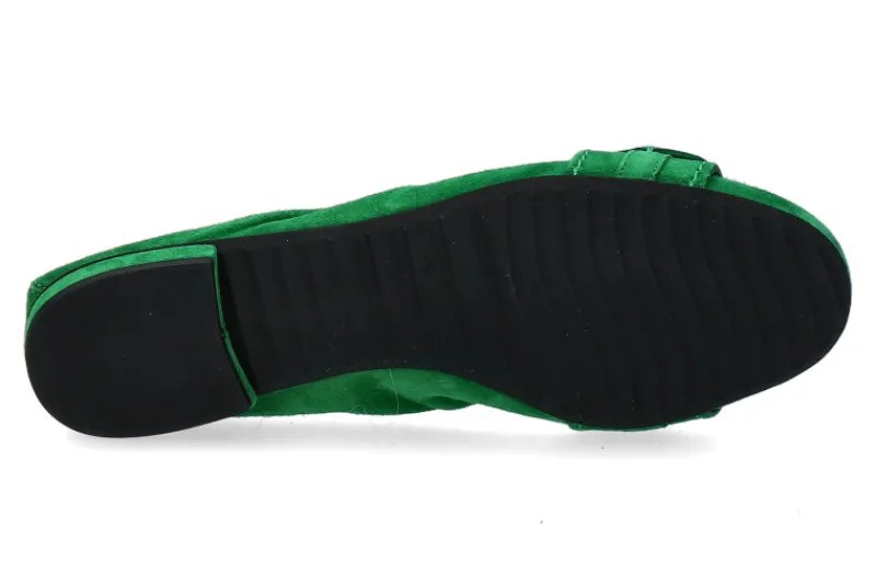 Damen Kennel und Schmenger Ballerina MALU SAMTZIEGE LEAF SILVER