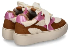Damen Lazamani Sneaker gefüttert 35.141 TEDDY- beige