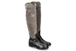 Damen Le Pepé Stiefel CAMOSCIO FANGO NAPPA NERO (41)